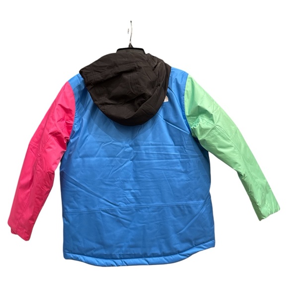 Kids’ Freedom insulated waterproof hooded jacket optic blue Large 12 NEW NWT - Picture 8 of 11